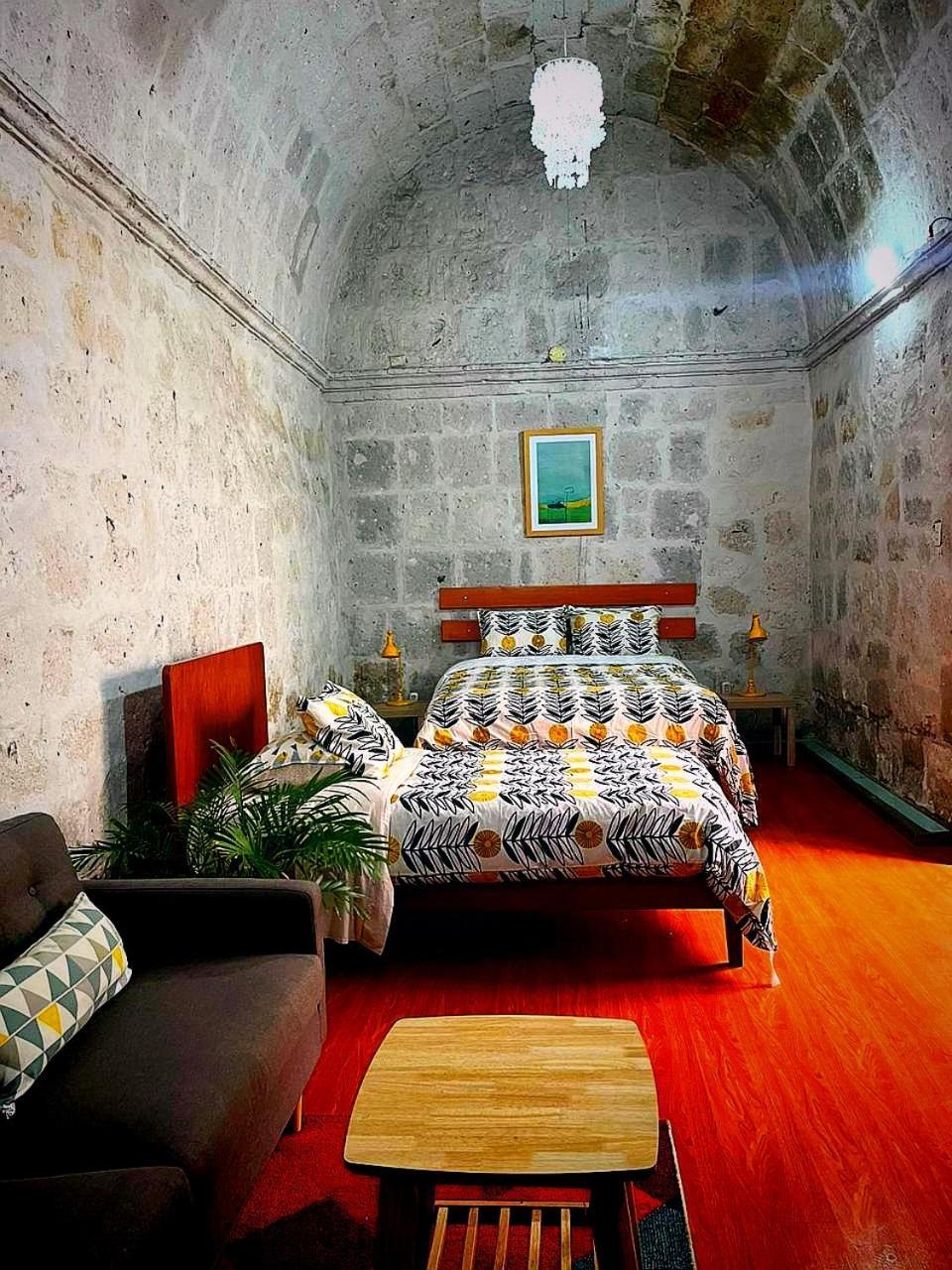 לינה וארוחת בוקר ארקוויפה Colonial San Lazaro מראה חיצוני תמונה